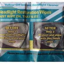 Headlight Restoration Kit Headlamp Restore Cleaner Lens Restorer Cleaning wipes