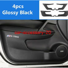 4x Black Inner Door Anti Kick Pad Panel cover For Nissan Rogue X-Trail 2014-2020