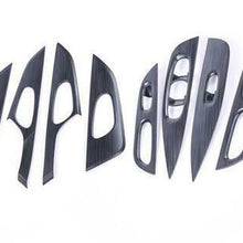 For Nissan Rogue 2014-2020 ABS Matte stripes Car Inner door lift panel Trim 8PCS