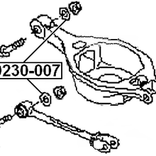 Alignment Cam Bolt FEBEST 0230-007 OEM 55227-8J00A