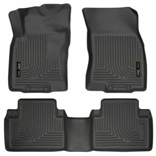 Husky Liners Front & 2nd Seat Floor Liners (Black) For 14-20 Nissan Rogue 98671