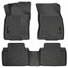 Husky Liners Front & 2nd Seat Floor Liners (Black) For 14-20 Nissan Rogue 98671