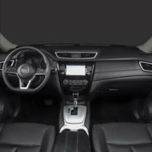 For Nissan Rogue 2014-2020 Silver Carbon Fiber Car Window lift panel switch Trim