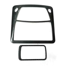 For Nissan Rogue 2014-2020 DX ABS Carbon Fiber car front Rear Reading light trim