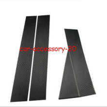 Carbon fiber Car Door Window Pillar Post trim For Nissan Rogue X-Trail 2014-2020