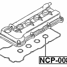 Cylinder Head Spark Plug Guide Febest NCP-008 Oem 13276-6J90A