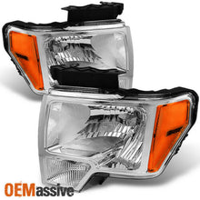 Fits 09-14 Ford F-150 F150 Pickup Headlights Lights Lamps 2009-2014 Left+Right