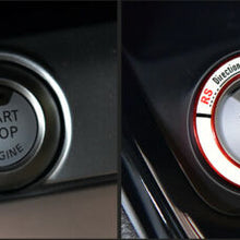 Nightglow Car Interior Ignition Engine Start Stop Push Button Decal Sticker 31mm