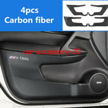 Carbon fiber Inner Door Anti Kick Pad Panel For Nissan Rogue X-Trail 2014-2020