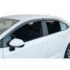 For Toyota Corolla 20 Side Window Deflectors Tape-On Smoke Front & Rear Side