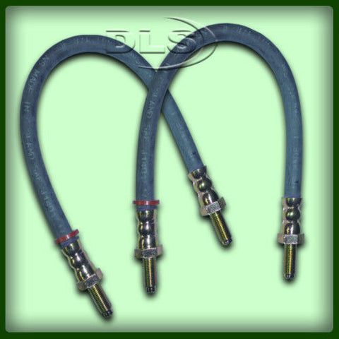 LAND ROVER SERIES 3 SWB/LWB FRONT BRAKE HOSE SET TO`80 (RTC5903X2)