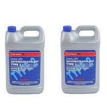 For Honda Acura Set of 2 Gallons Engine Coolant Antifreeze Type 2 Blue Genuine