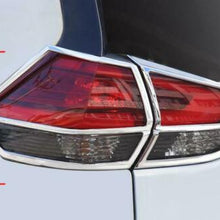 For Nissan Rogue 2017-2020 ABS Chrome Car Rear HeadLight Lamp Cover Trim 2pcs
