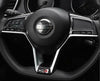 ABS Carbon Fiber Car Inner Steering wheel cover Trim For Nissan Rogue 2014-2020