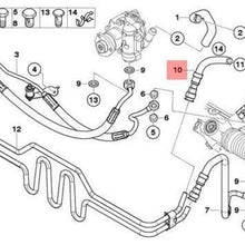 GENUINE BMW E90 E91 E92 E93 POWER STEERING PIPE Expansion hose back 32416796332