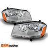 Fit 2008-2017 Dodge Avenger Replacement Headlights Headlamps L+R 2009 2010