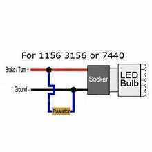 2Pcs 6ohm 50W LED Load Resistors Turn Signal Blinkers/Fog Lights Fix Hyper Flash