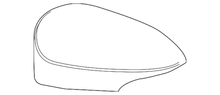 Genuine Toyota Mirror Cover 87945-02410-D0