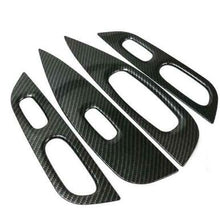 For Nissan Rogue 2014-20 ABS Carbon Fiber Car Window lift panel switch Trim 4PCS