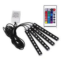 Car Accessories RGB LED Light Dash Floor Foot Strip Lights Decorative Lamp