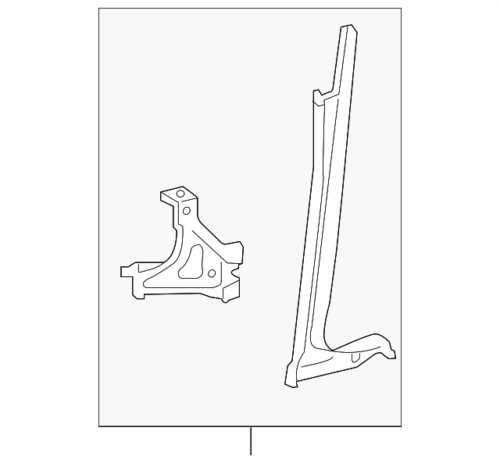 Genuine Toyota Latch Support 53208-02200