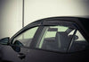 WellVisors For 14-19 Toyota Corolla CHROME TRIM Side Window Visors Rain Guards