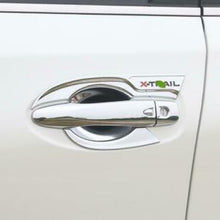 For Nissan Rogue 2014-2020 ABS Silver Car exterior outside door bowl Trim 4pcs