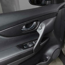 For Nissan Rogue 2014-20 ABS Carbon Fiber Car inner door handle panel Cover Trim