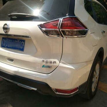 For Nissan Rogue 2017-2020 ABS Chrome Car Rear HeadLight Lamp Cover Trim 2pcs