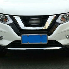 For Nissan Rogue 2017-20 ABS Chrome Car Front bumper Fog Light Lamp Cover trim
