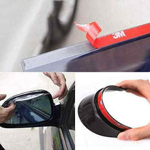 2x Smoke Rear View Side Mirror Flexible Sun Visor Shade Rain Guard Board Shield