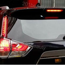 2x Rear Window pillar Side Cover trim LED Brake light for Nissan Rogue 2014-2021