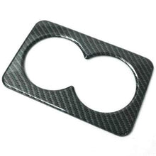 For Nissan Rogue 2014-2020 ABS Carbon Fiber Rear Row Water Cup Cover Trim 1Pcs