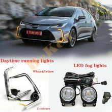 LED DRL Daytime Running For 2019-2020 Toyota Corolla Altis Fog Lights k Harnes