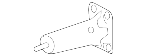 Genuine Toyota Bumper Impact Bar Bracket 52133-02120