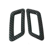 For Nissan Rogue 2014-2020 ABS Carbon Fiber Dashboard L&R upon air outlets Trim