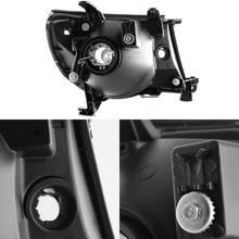 Fits 2005-2011 Toyota Tacoma Black Headlights Lamps Replacement 06 07 08 09 10