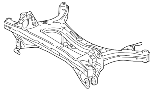 Genuine Toyota Cross-Member 51206-47012