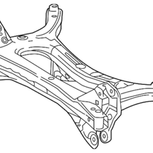 Genuine Toyota Cross-Member 51206-47012