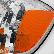 Fits 2005 06 Toyota Tundra Double | Crew Cab Headlights with Corner Lights Pair