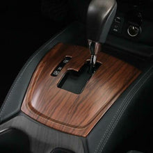 For Nissan Rogue 2014-2020 ABS Wood grain central console Gear shift panel Trim