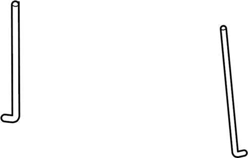 Nissan 24425-8990A Rod Fix, Battery. Rod Support