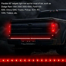 60" Truck Tailgate Strip Triple LED Sequential Turn Signal Brake Reverse Light