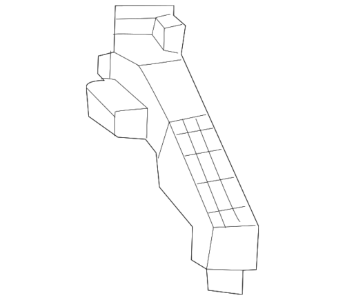 Genuine Toyota Air Guide 53153-02090