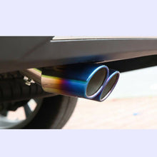 1pcs Blue Dual Outlets Exhaust Muffler Tip For Toyota Corolla 2014-2020