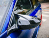 Fits Honda Civic10th Gen Rear View Side Mirror Cover Trim Ox Horn Cap Glossy BL