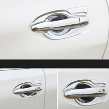 For Nissan Rogue 2014-2020 ABS Silver Car exterior outside door bowl cover 4pcs