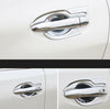 For Nissan Rogue 2014-2020 ABS Silver Car exterior outside door bowl cover 4pcs