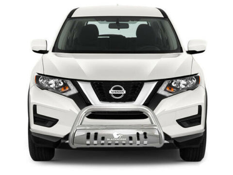 Black Horse Stainless Bull Bar Brush Bumper Guard Fits 2014-2020 Nissan Rogue