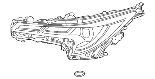 Genuine Toyota Headlamp Assembly 81170-12L00